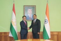 Председатель города Душанбе Рустами Эмомали встретился с Послом Индии в Таджикистане Вираджем Сингхом