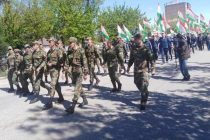Группа призывников отправлена на службу в ряды Вооруженных сил Таджикистан из городов и районов Хатлонской области