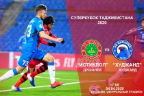 Суперкубок Таджикистана-2020: сегодня состоится матч «Истиклол» – «Худжанд»