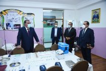 Глава государства Эмомали Рахмон открыл дополнительный учебный корпус Негосударственного учреждения «Медико-социальный колледж города Бохтар»