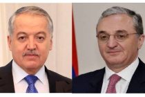 Состоялся телефонный разговор министров иностранных дел Таджикистана и Армении