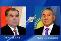 Телефонный разговор Лидера нации Эмомали Рахмона с Первым Президентом Республики Казахстан Нурсултаном Назарбаевым