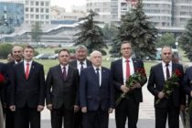 Махмадшариф Хакдод принял  участие в  церемонии открытия Аллеи Дружбы в Минске в честь 75-летия Победы