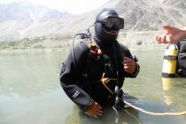 В Горном Бадахшане водолазы-спасатели провели практические занятия