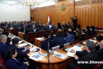 Завтра состоится третья сессия Маджлиса народных депутатов Душанбе шестого созыва