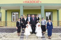 Глава государства Эмомали Рахмон открыл частное дошкольное учреждение «Назокат» в селе Хаёти Нав Шахринавского района