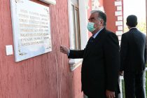 Глава государства Эмомали Рахмон открыл административное здание Исполнительного органа государственной власти района Шамсиддин Шохин