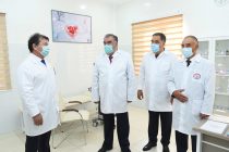 Начало рабочей поездки Лидера нации Эмомали Рахмона в Зафарабадский район и открытие Лечебно-диагностического центра «Диёр»