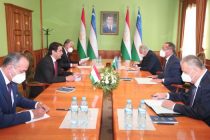 Рустами Эмомали встретился с делегацией Олий Мажлиса Республики Узбекистан