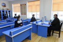 Глава государства Эмомали Рахмон в поселке Саразм города Пенджикент открыл среднее общеобразовательное учреждение № 72