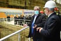 Лидер нации Эмомали Рахмон на Рогунской ГЭС ознакомился с ходом работ в машинном зале