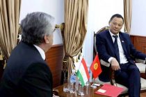 Новый глава МИД Кыргызстана  и Посол Таджикистана обменялись мнениями по актуальным вопросам таджикско-кыргызского  сотрудничества