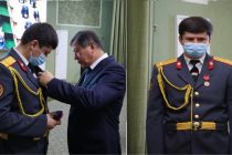 Хуршед Мирзоев награжден медалью «Джасорат» за проявленную отвагу в предотвращении распространения огня