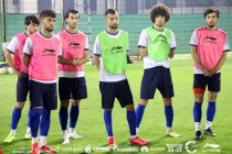 Сборная Таджикистана по футболу провела предыгровую тренировку перед товарищеским матчем с Бахрейном