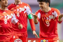 «Кубок развития-2021». Юношеская сборная Таджикистана обыграла сверстников из Молдовы со счетом 5:1