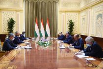 Президент Республики Таджикистан Эмомали Рахмон провел встречу с Министром иностранных дел Турецкой Республики Мевлютом Чавушоглу