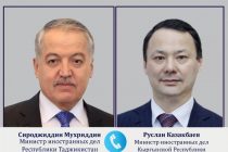Главы МИД Таджикистана и Кыргызстана провели телефонный разговор
