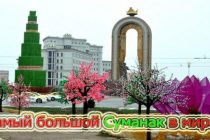 НАВРУЗ-2021. В Душанбе будет установлено самое высокое в мире блюдо с суманаком и разостлан самый длинный праздничный дастархан