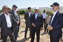 Заместитель Премьер-министра Таджикистана Давлатшох Гулмахмадзода и председатель Хатлонской области Курбон Хакимзода посетили Дангаринский район