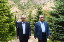 Главы государств Таджикистана и Казахстана посетили загородную резиденцию в Варзобском районе