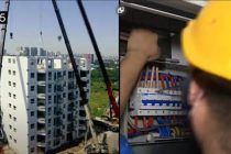 В Китае 10-этажный дом построили почти за 29 часов  с использованием инновационной технологии