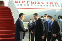 Президент Кыргызской Республики Садыр Жапаров прибыл с официальным визитом в Таджикистан