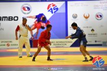 На чемпионате Азии по самбо в Ташкенте таджикские спортсмены  завоевали  восемь  медалей
