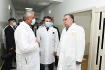Глава государства Эмомали Рахмон в Нурободском районе сдал в эксплуатацию родильное отделение Центральной районной больницы