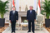 Президент Таджикистана Эмомали Рахмон принял Генерального прокурора Российской Федерации Игоря Краснова