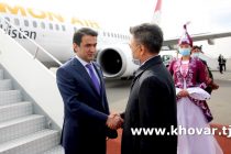 Начало официального визита Председателя Маджлиси милли Маджлиси Оли Республики Таджикистан Рустами Эмомали в Республику Казахстан