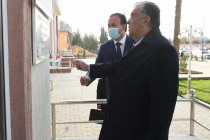 Глава государства Эмомали Рахмон в поселке Обикиик района Хуросон открыл Молодежный центр