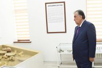 Президент страны Эмомали Рахмон сдал в эксплуатацию новое здание музея Муминабадского района