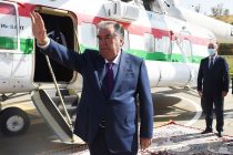 Начало рабочей поездки Президента Эмомали Рахмона в Муминабадский район