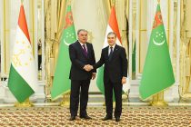 Президент Республики Таджикистан Эмомали Рахмон встретился с Президентом Туркменистана Гурбангулы Бердымухамедовым