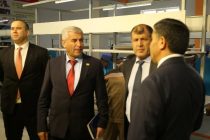В Душанбе введены в эксплуатацию два производственных предприятия