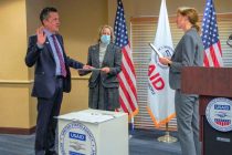 Питер Райли принял присягу  в качестве первого директора миссии USAID в Таджикистане