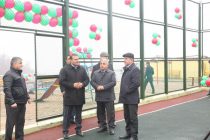 В районе Шохмансур города Душанбе открыта спортивная площадка