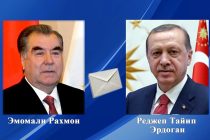 Обмен поздравительными телеграммами между Президентом Республики Таджикистан Эмомали Рахмоном и Президентом Турецкой Республики Реджепом Тайипом Эрдоганом