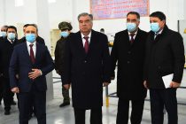 Президент Эмомали Рахмон в Бабаджан Гафуровском районе сдал в эксплуатацию мебельную фабрику ООО «Ситораи Сугд»