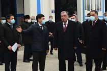 Лидер нации Эмомали Рахмон открыл ООО «Тоджир Пласт»