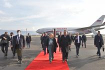 Председатель Совета Федерации Федерального Собрания России Валентина Матвиенко прибыла в Душанбе