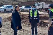 Министр транспорта Таджикистана ознакомился с ходом строительных работ на автодороге  Хулбук-Темурмалик-Кангурт