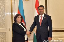 В Баку состоялась встреча делегаций Маджлиси милли Маджлиси Оли Республики Таджикистан и Милли меджлиса Азербайджанской Республики
