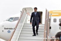 Начало официального визита Председателя Маджлиси милли Маджлиси Оли Республики Таджикистан Рустами Эмомали в Азербайджанскую Республику