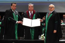 Президент Республики Таджикистан Эмомали Рахмон удостоен звания «Почетный доктор» Каирского университета