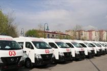 Минздрав Таджикистана получил новые 54 машины скорой помощи