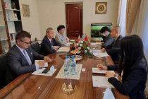 Первый заместитель Председателя НДПТ встретился с Послом Китая в Таджикистане