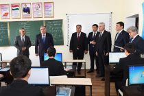 Президент страны Эмомали Рахмон в Худжанде сдал в эксплуатацию негосударственное образовательное учреждение Институт точных наук и технологий Таджикистана