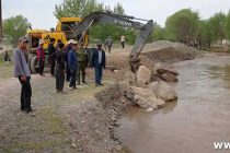 В Таджикистане проводятся берегоукрепительные и руслоочистительные работы