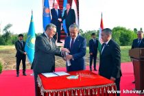 В городе Душанбе заложен камень в фундамент строительства нового здания Посольства Казахстана в Таджикистане